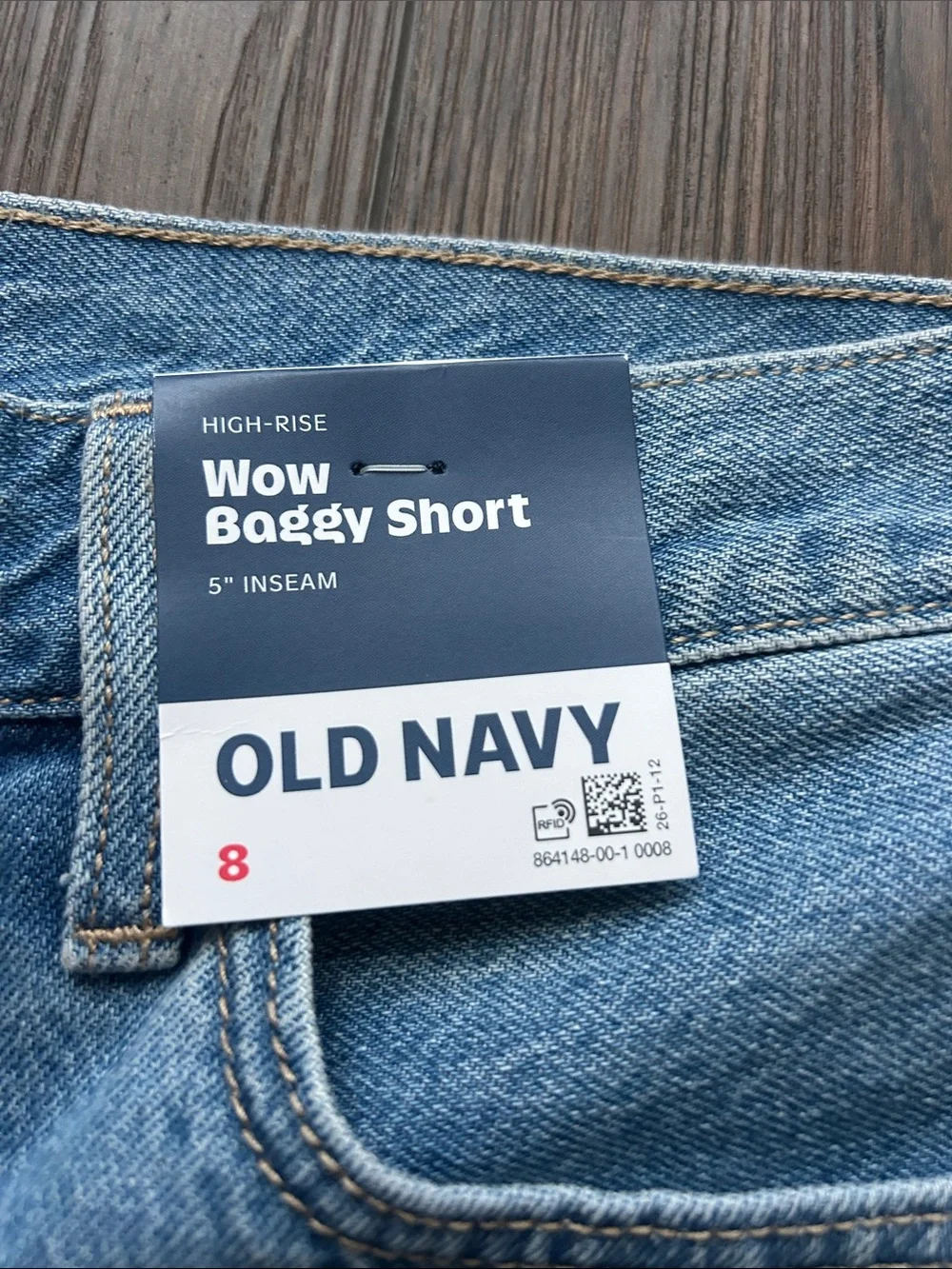 Brand new with tags Old Navy Light Blue Denim Wow Baggy Jean Shorts